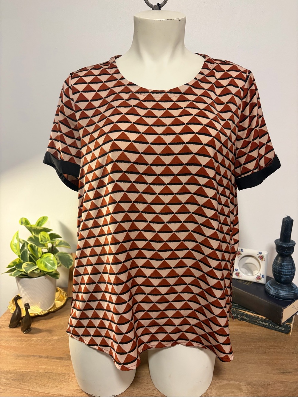 Maison Scotch Scotch & Soda Hip Hop Voila Geometric Blouse